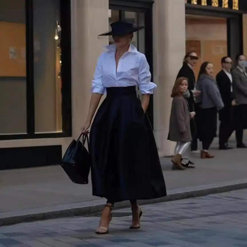 

Женский комплект с юбкой и воротником-стойкой, комплект Long Sve Sexy Faion, зимняя футболка для взрослых