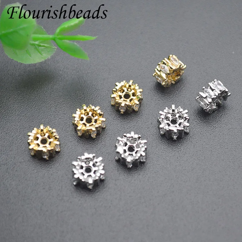 Imagem -03 - Loose Spacer Beads para Fazer Jóias End Cap Descobertas Faça Você Mesmo Acessórios Alta Qualidade