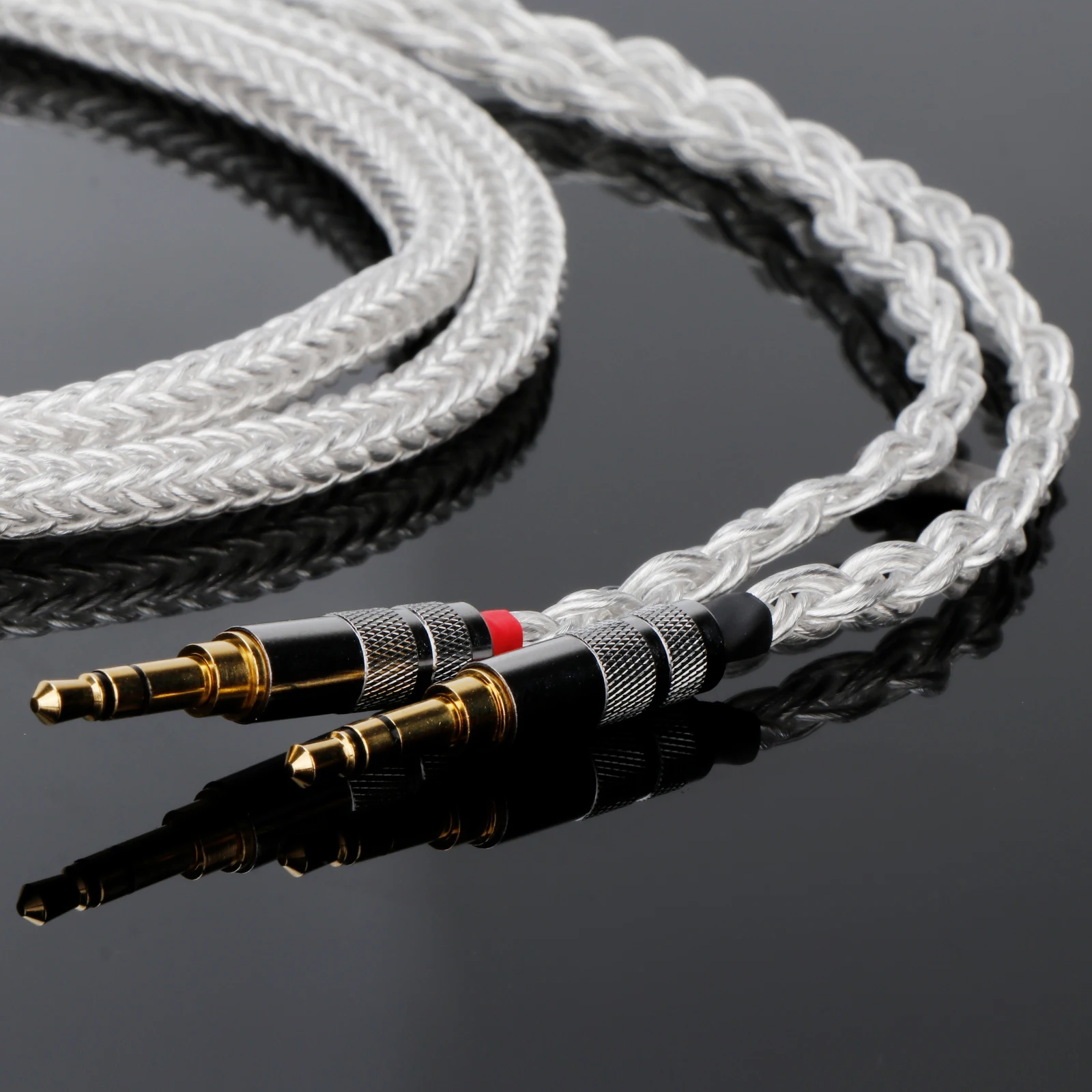 16-Core Pure Silver Upgrade Cable for Hifiman Planar Magnetic Headphones: Compatible with Sundara, Ananda, Arya, HE400i, HE400se - view 4