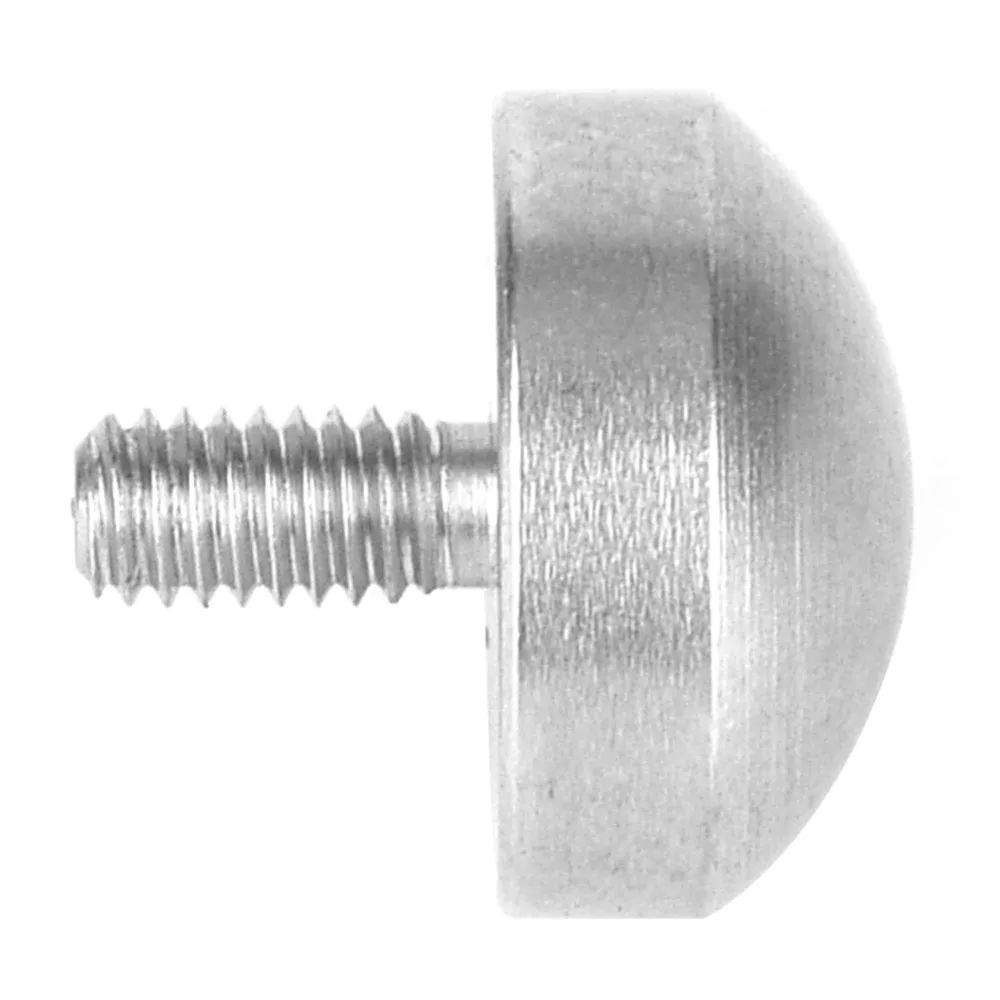 Stainless Steel Dial Indicator Probe M2.5 Thread 10mm Diameter Spherical Point Contact Point Silver Depth Gauge Tip - view 4