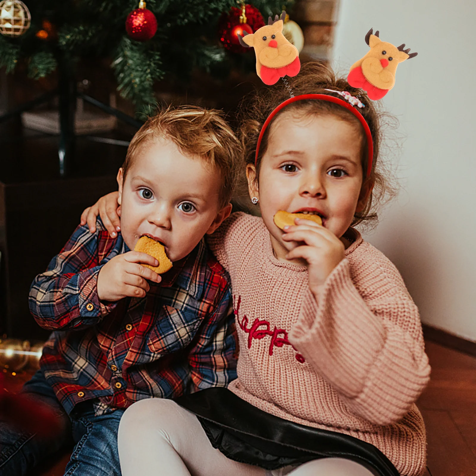 

9Pcs Christmas Headbands Comfortable Fit Non-Deforming Hair Hoops Party Supplies Holiday Hair Bands Christmas Headdress