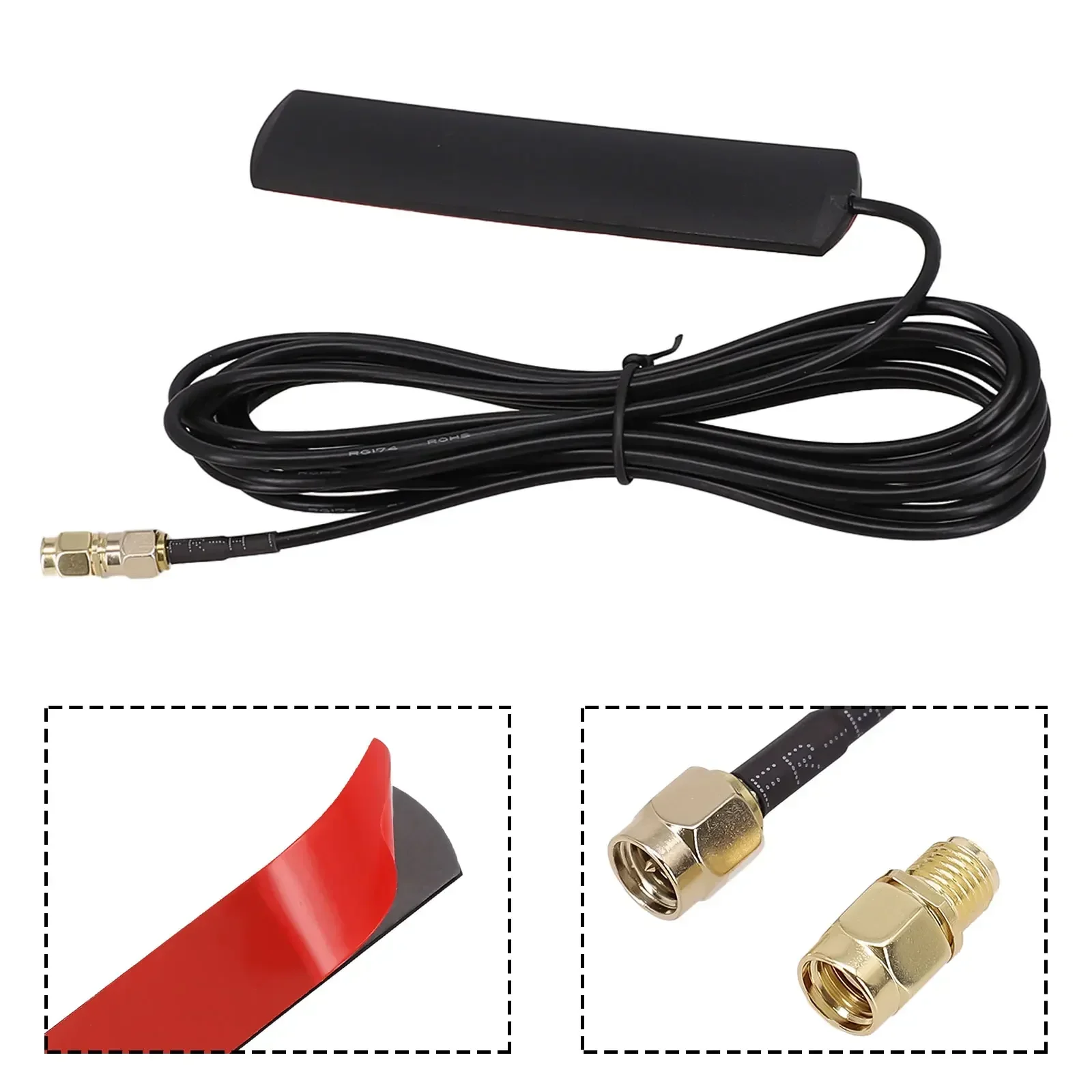 

SMA Male Plug 4G LTE Antenna 700-2700MHz 50 Ohm Antenne For Car Radio 4G LTE Wireless Wifi Router Bluetooth With Adapter