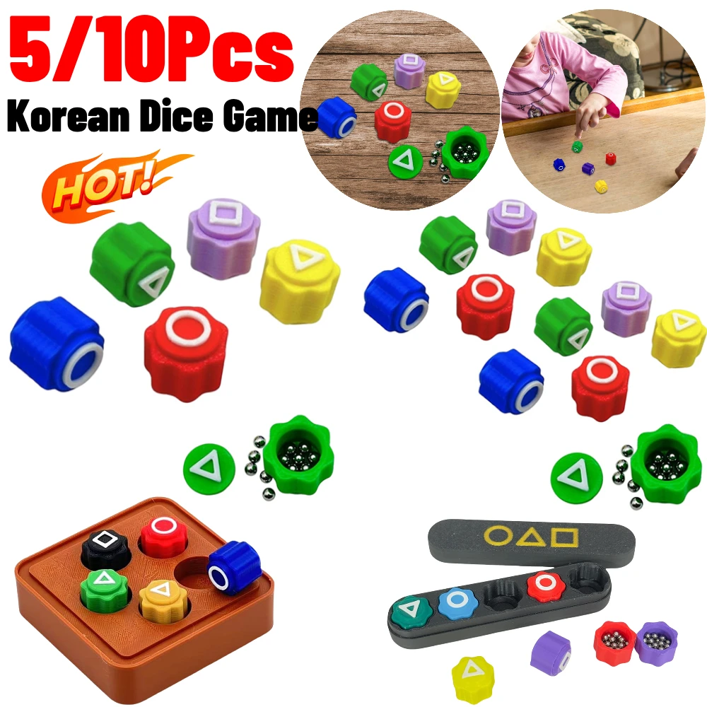

5/10 шт. корейские игральные кости Gonggi Jack Stone Pebbles, набор для нескольких игроков, утяжеленная игрушка для ловли камней со стальными бусинами для детей и взрослых