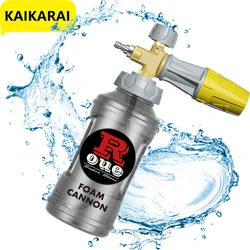 Pressure Washer Brass Snow Foam Lance Foam Nozzle Car Wash Foam Maker for Karcher Elitech Parkside Bosch Lavor Pressure Washer