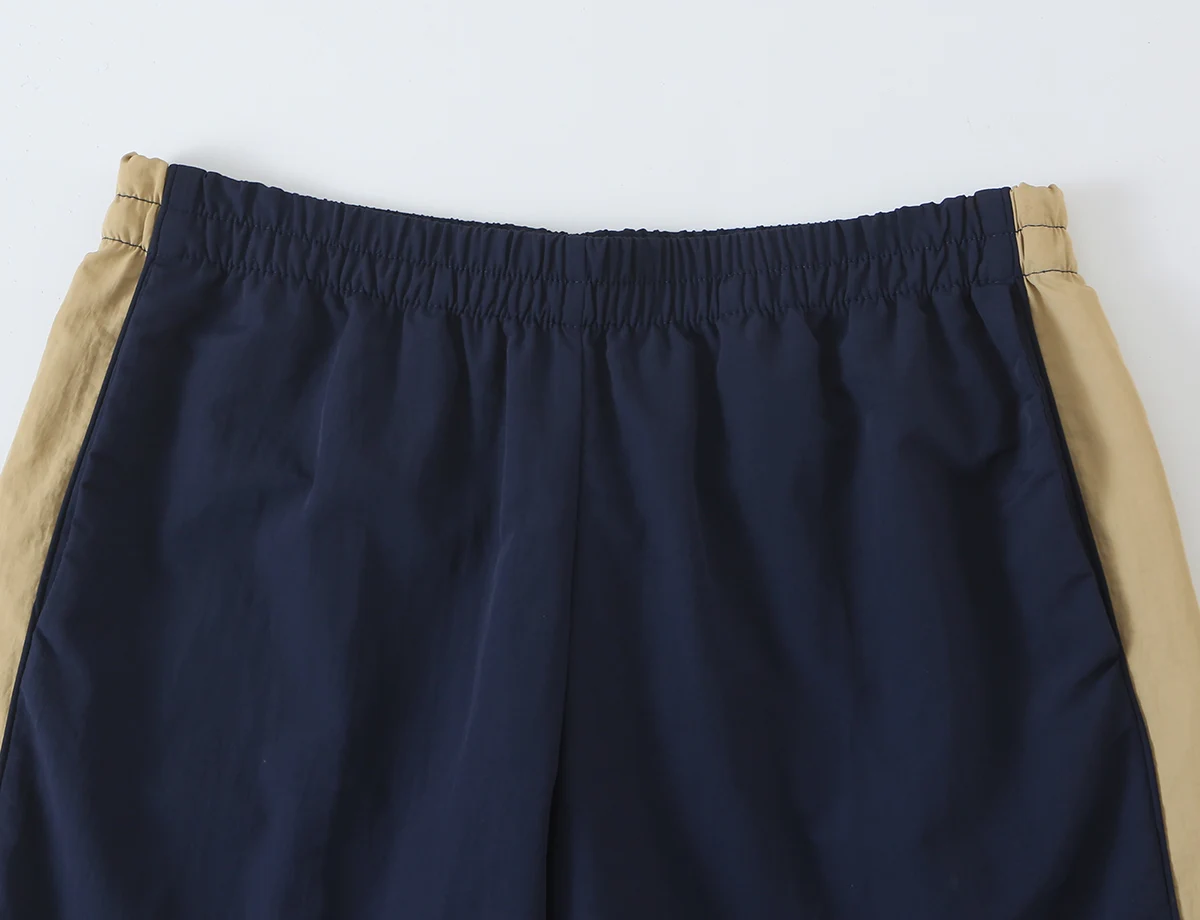 KONDALA Damen Trendiges High-Street Kontrast-Hosen-Set mit Reißverschlussjacke und Hose mit elastischem Bund, Frühherbst 2026, lässiges sportliches Damen-Set – Detail 17