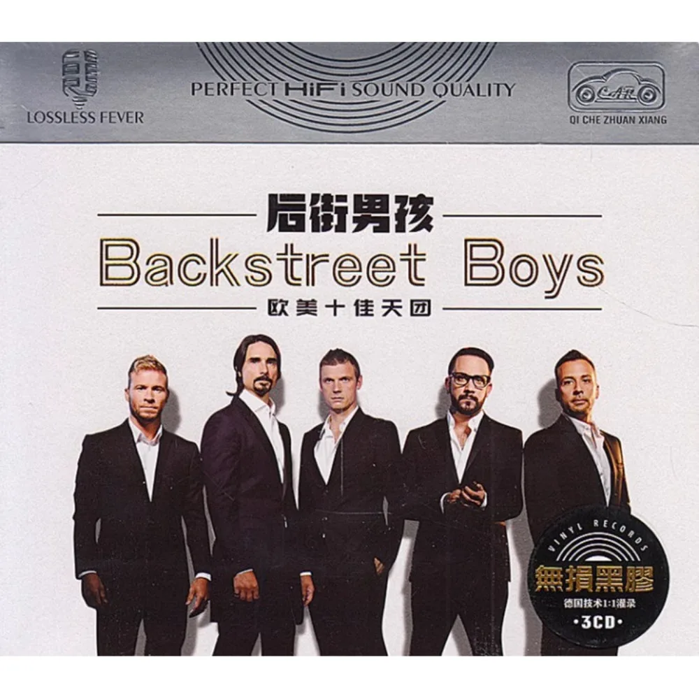 Backstreet Boys 3CD Greatest Hits - قرص موسيقى البوب الغربي الكلاسيكي للأغاني القديمة للسيارة والمجموعة