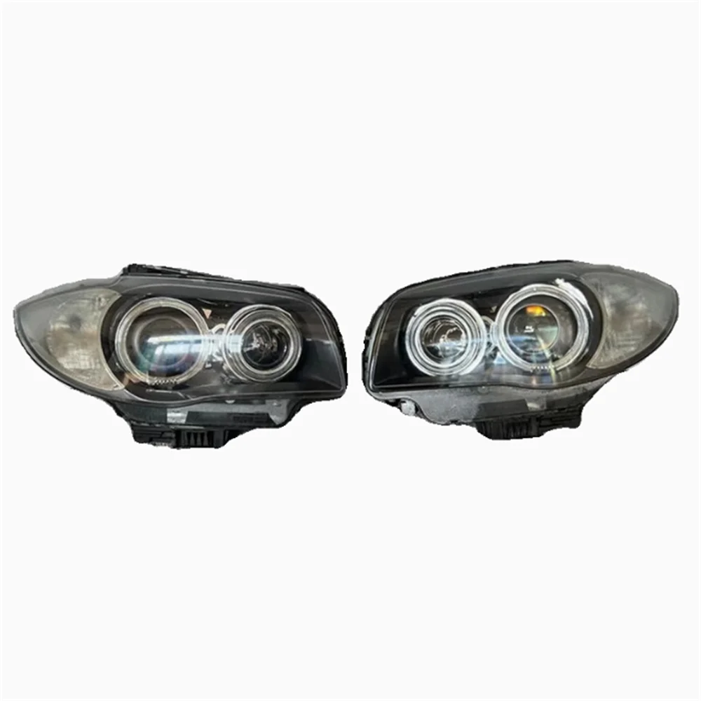 Car front lamp cover headlight half assembly For BMW 1 series E87 e88 116 118i 120 135i turn signal DRL daytime runnning light