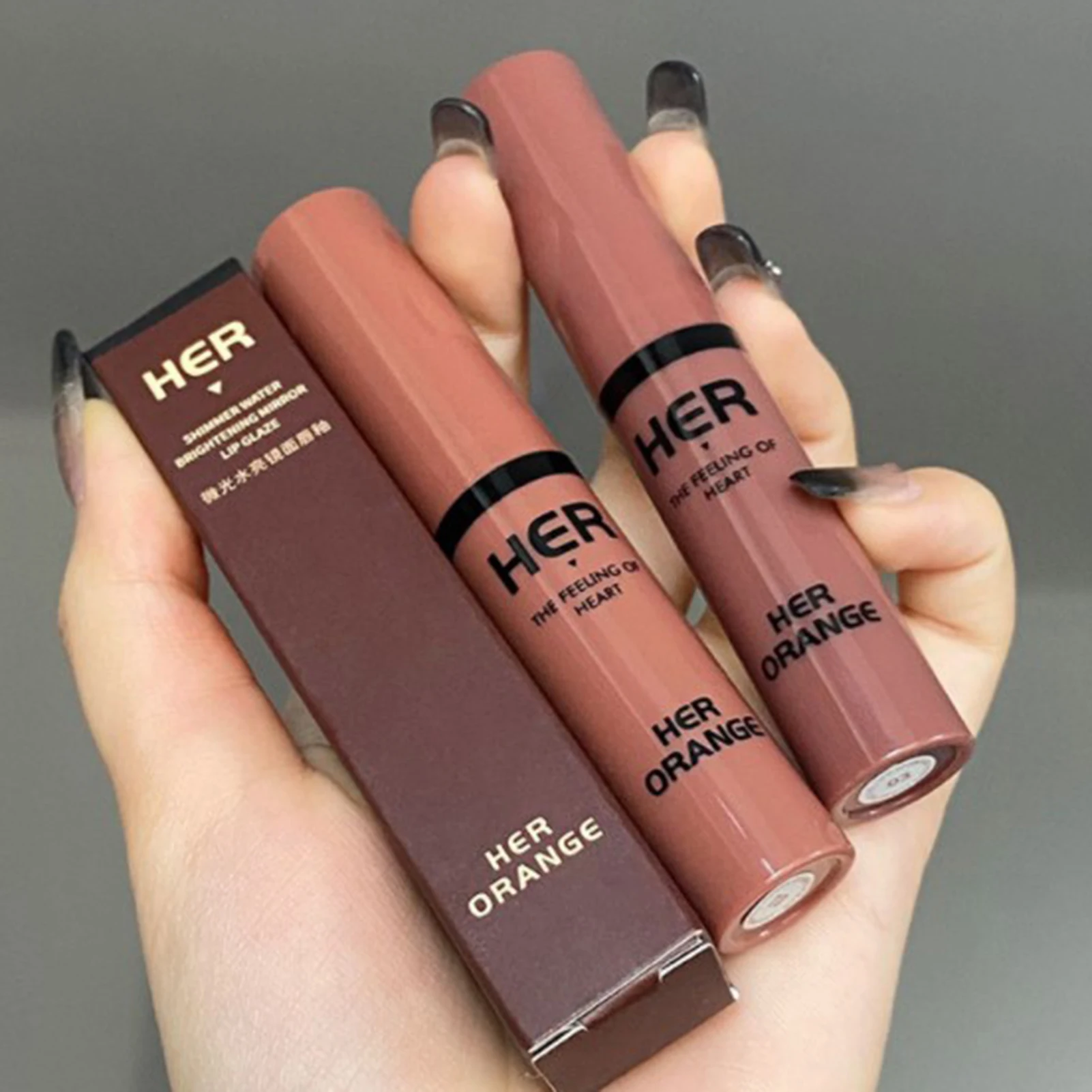 Rouge à lèvres liquide à haute pigmentation pour femmes, rouge à lèvres brillant imperméable pour femmes, outils de maquillage