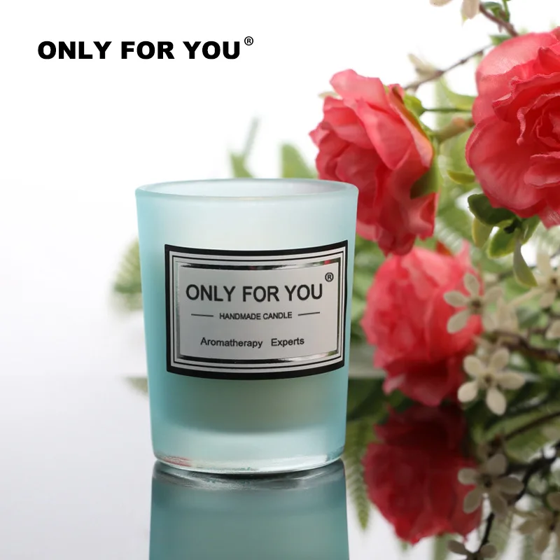 Tiffany Blue Aromatherapy Candle Wedding Return Companion Gift Wrap Fragrance Handmade Soy Wax European Romantic Candle Lamp