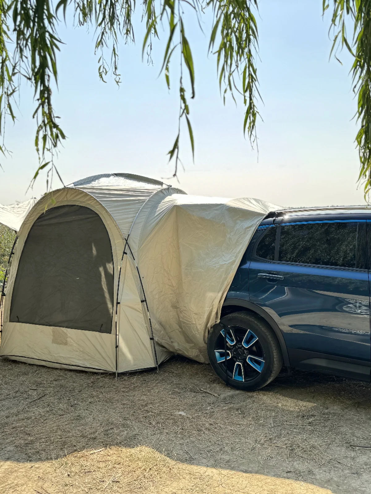 

Super Panorc Roof Tent Car Tail Extension Cam Tent Self-Driving Tour Single Room One Living Room Outdoor Travel Gear