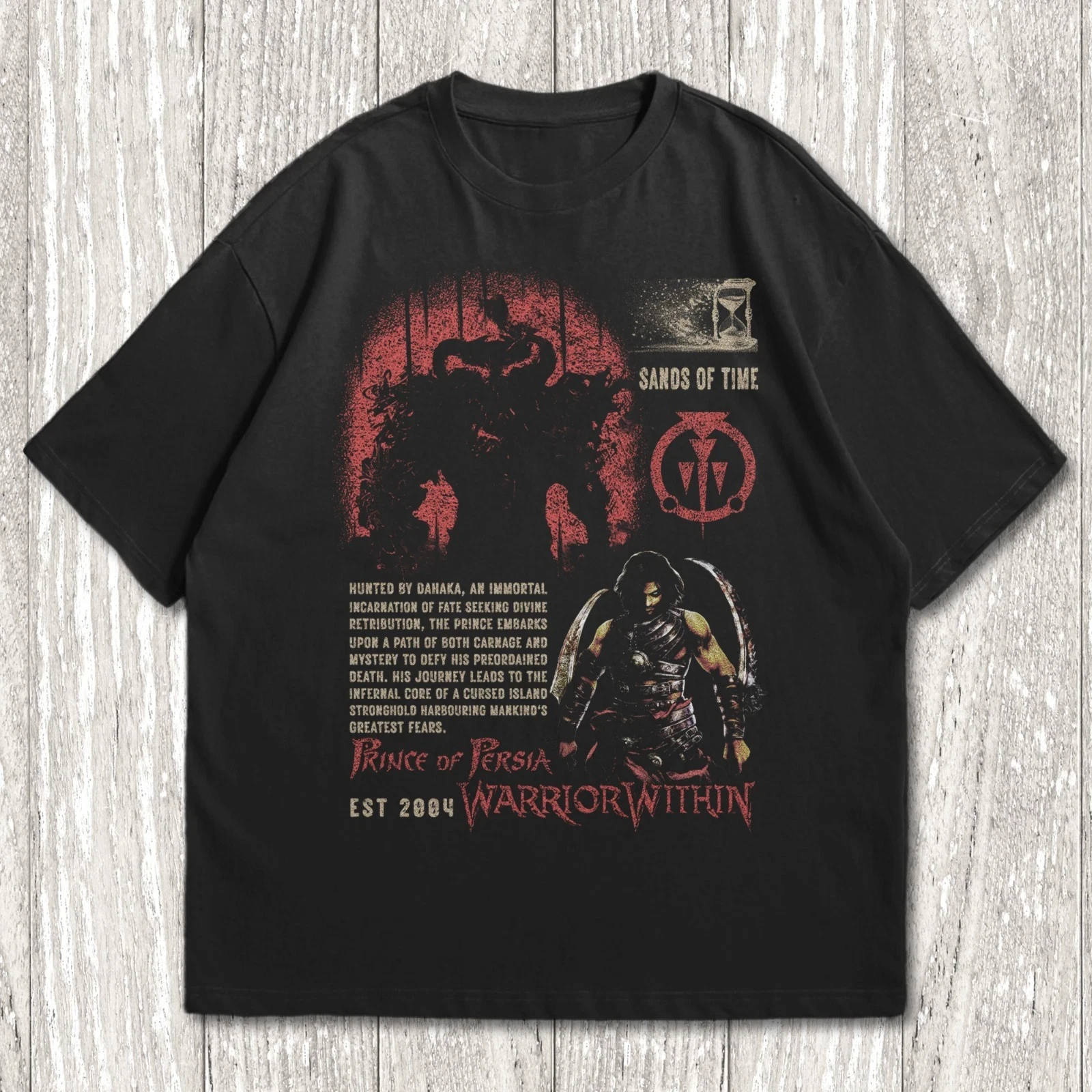 Prince of Persia: Warrior Within T-Shirt, Sands of Time – beliebtes Unisex-Baumwoll-T-Shirt für alle Jahreszeiten – Detail 2