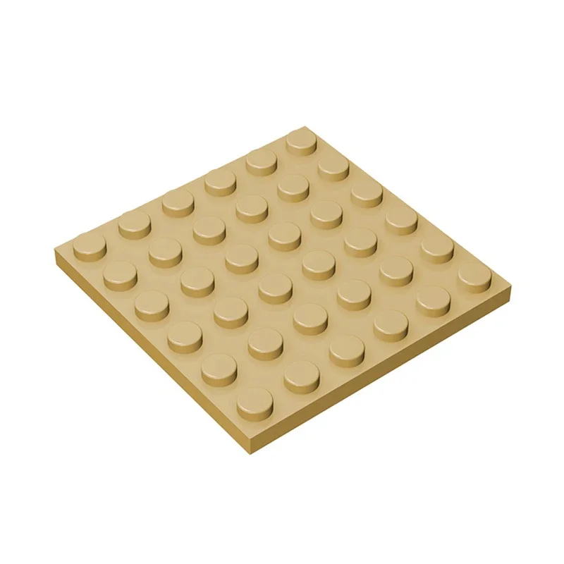 Gobricks 1 peça placa moc 6x6 tijolos compatíveis com modelo 3958 peças de blocos de construção crianças monta quebra-cabeça brinquedos presentes