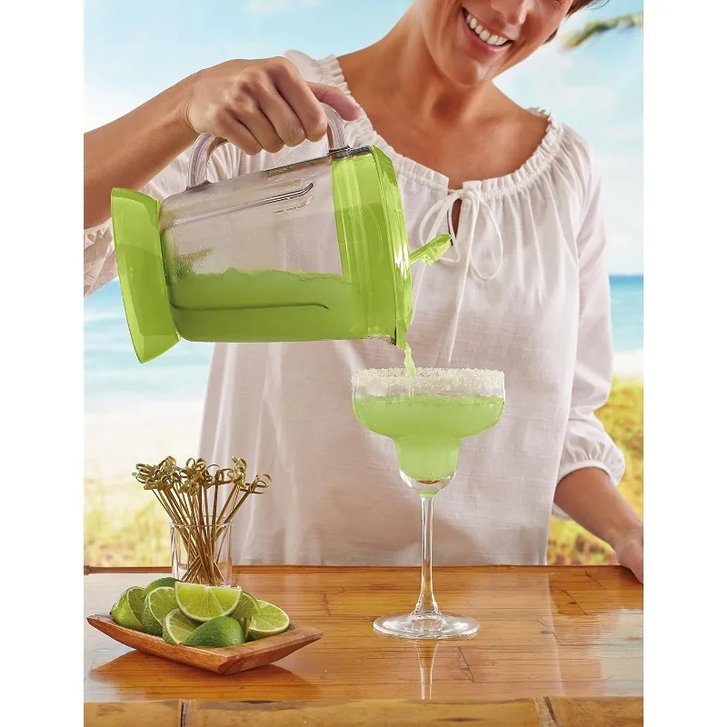 Margarita ville Bahamas gefrorene Zubereitung Dual-Mode-Getränke hersteller Home Margarita-Maschine mit No-Brainer-Mixer, 36 Unzen Krug