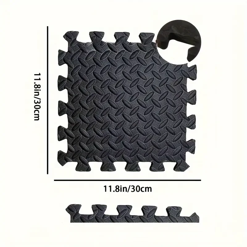 30x30 cm 16 stuks in elkaar grijpende yogamat home gym en yoga apparatuur beschermende mat EVA-schuim antislipvloeren indoor fitness
