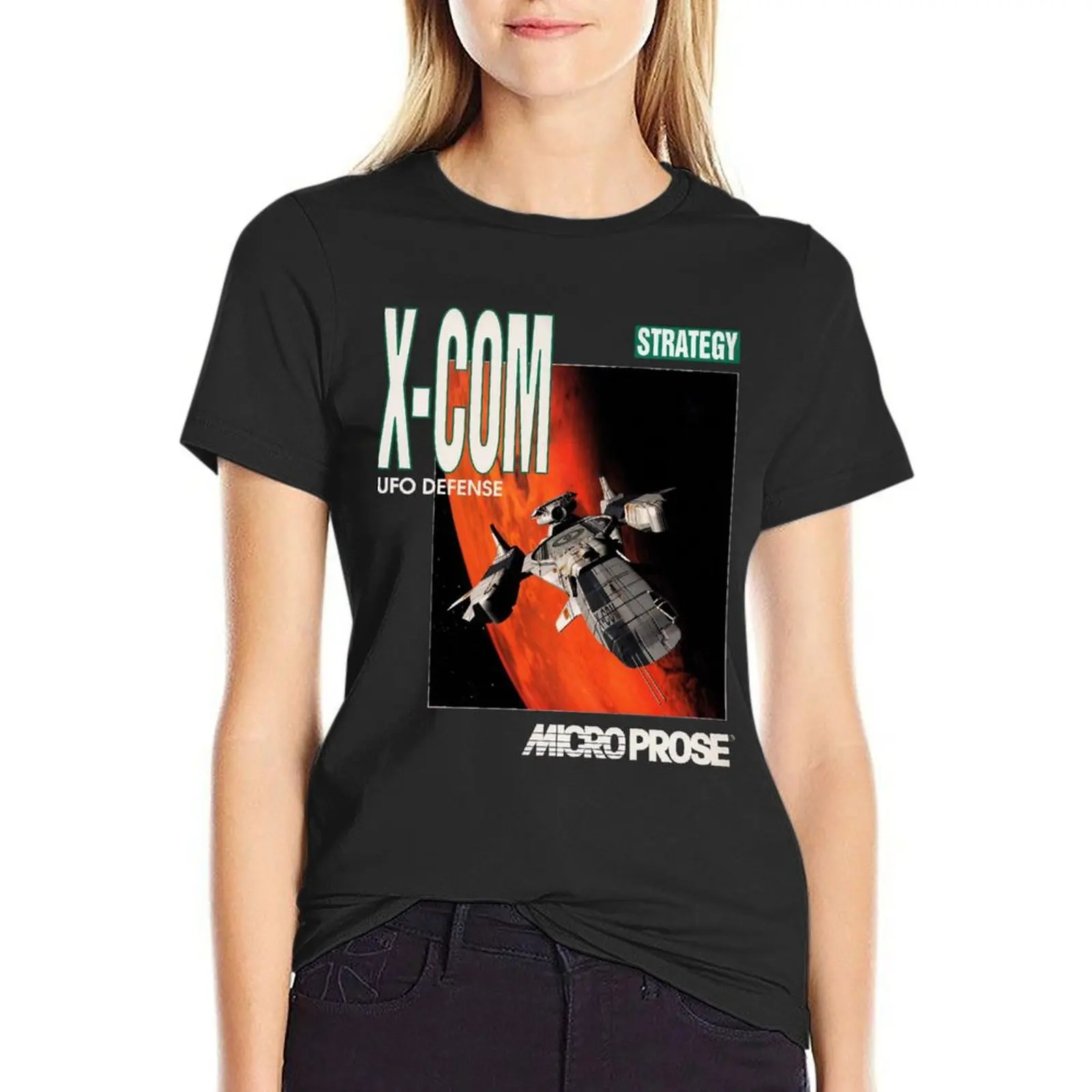 

XCOM UFO Defense T-Shirt anime heavyweights Woman T-shirts