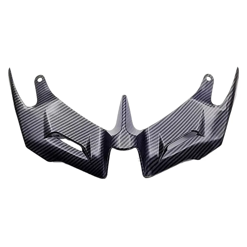 

Motorcycle Front Aerodynamic Winglets Windshield Fairing Wing for Yamaha YZF R3 R25 2014 - 2021 Carbon Fiber Pattern