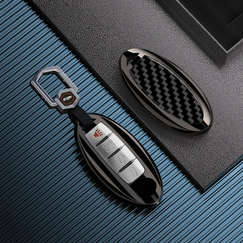 

Zinc Alloy Car Remote Key Cover Case For Nissan Qashqai J10 J11 X-Trail T31 T32 Juke Kicks Tiida Pathfinder Note For Infiniti