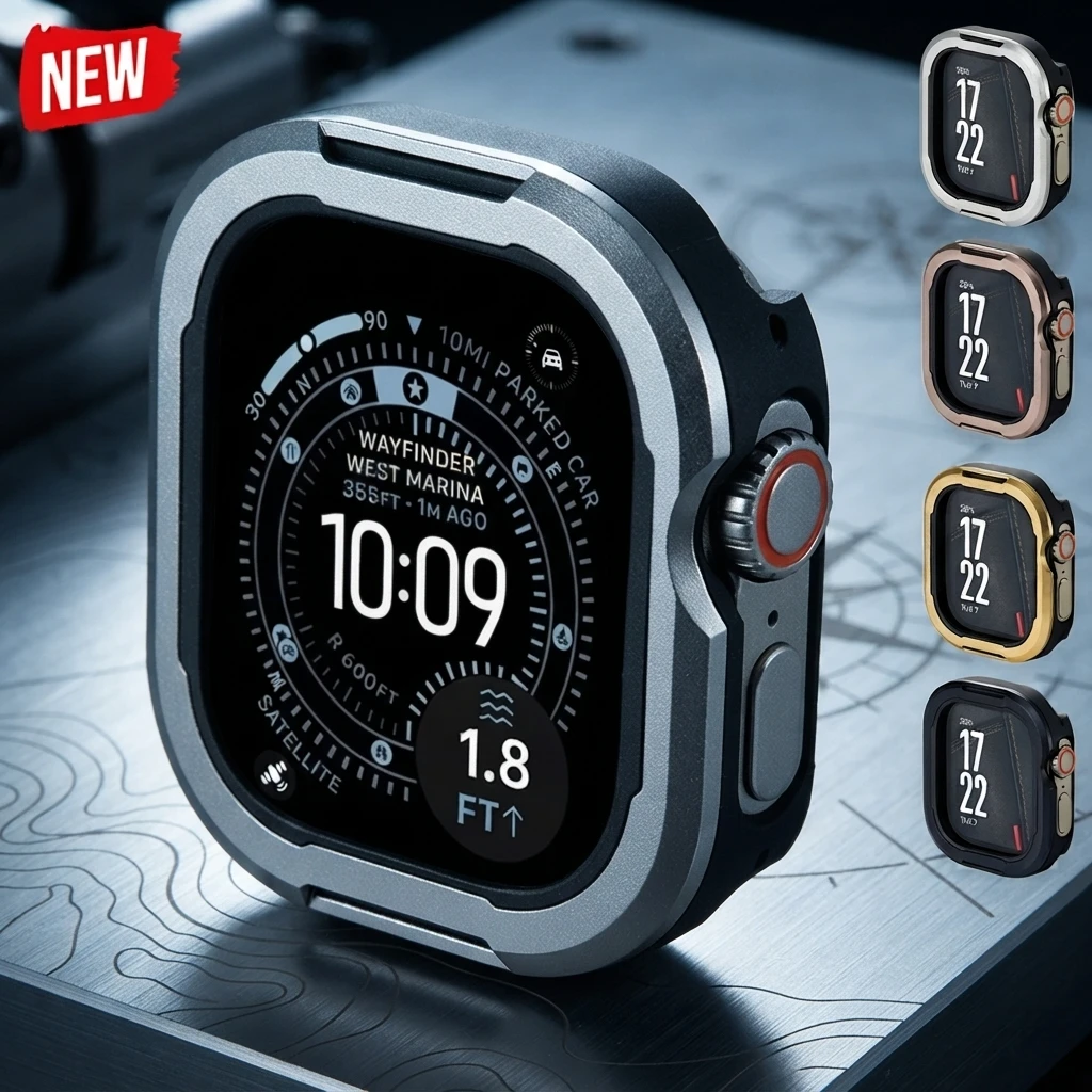 Legierungs-TPU-Hülle für Apple Watch Ultra 3 2 49mm Serie 10 42mm 46mm Robuste Stoßfängerabdeckung für iWatch 9 8 7 6 5 4 41 45 44 40mm