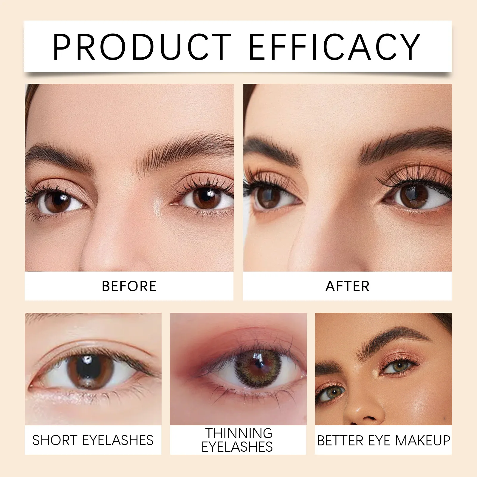 Lash Enhancing Serum Natural Looking Lift and Definition Smudge Proof Flex Hold Formula Clump Free มาสคาร่ารายวัน