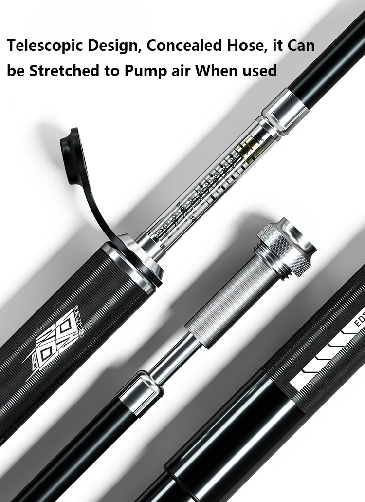 ENLEE Fahrradpumpe Tragbare Schattenpumpe Minipumpe Meifazui Universal Rennrad Mountainbike Aufblasbares Fahrradzubehör – Detail 3