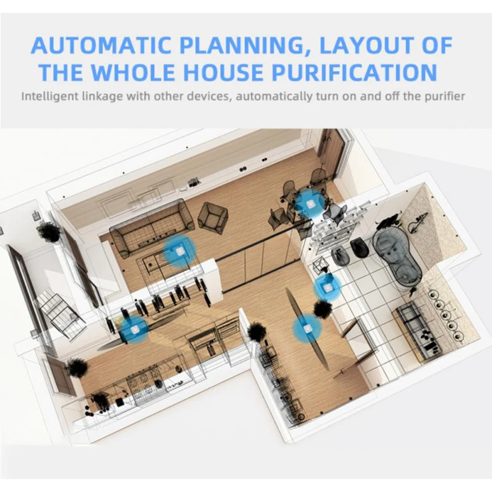 abug-tuya-zigbee-sensore-intelligente-di-qualita-dell'aria-misuratore-di-co2-temperatura-e-umidita-rilevatore-di-gas-voc-hcho-pm25-automazione