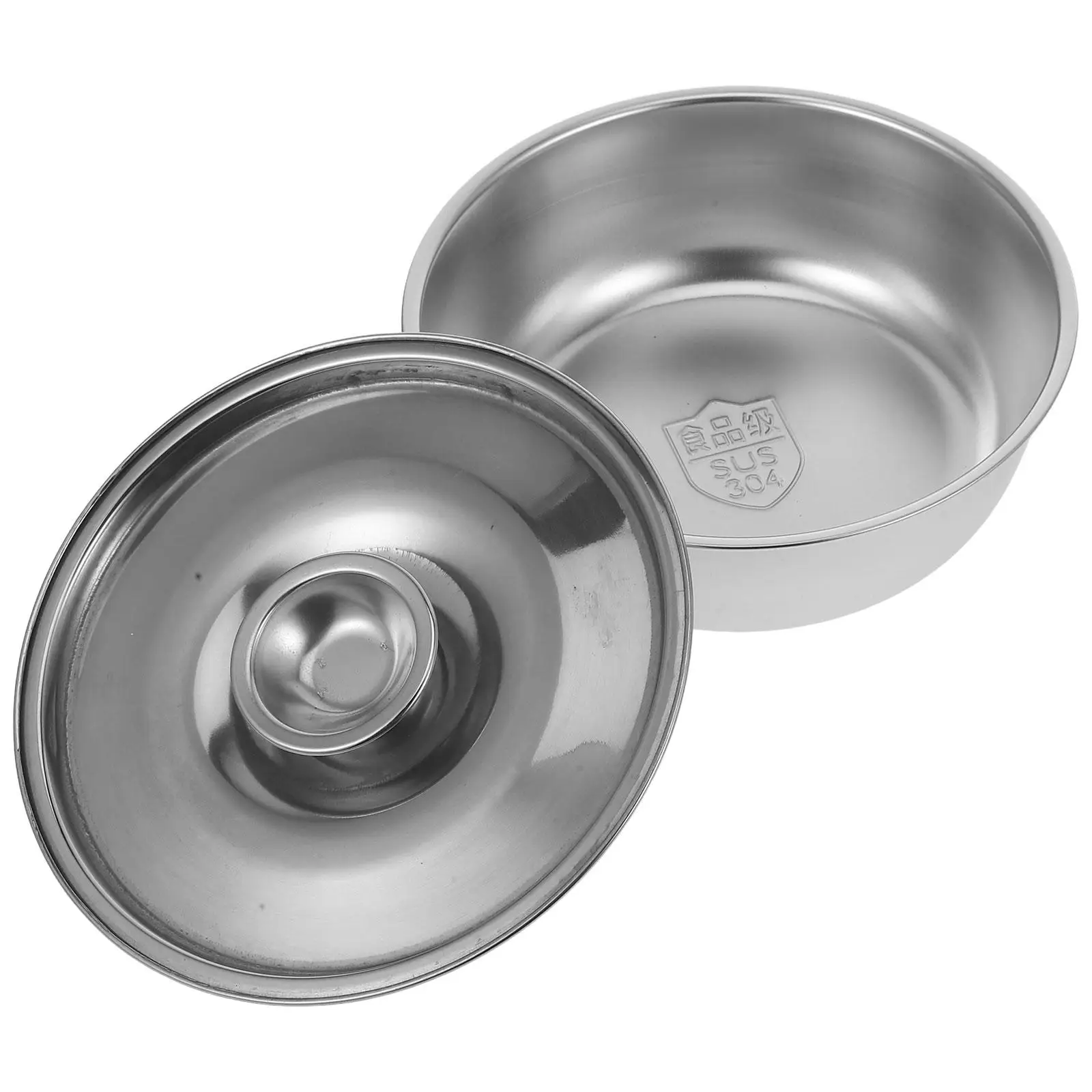 

Stainless Steel Children 10cm with Lid for Baby Food Soup Safe Material Kids Dinner Bowls Stainless Steel Toddler Bowls