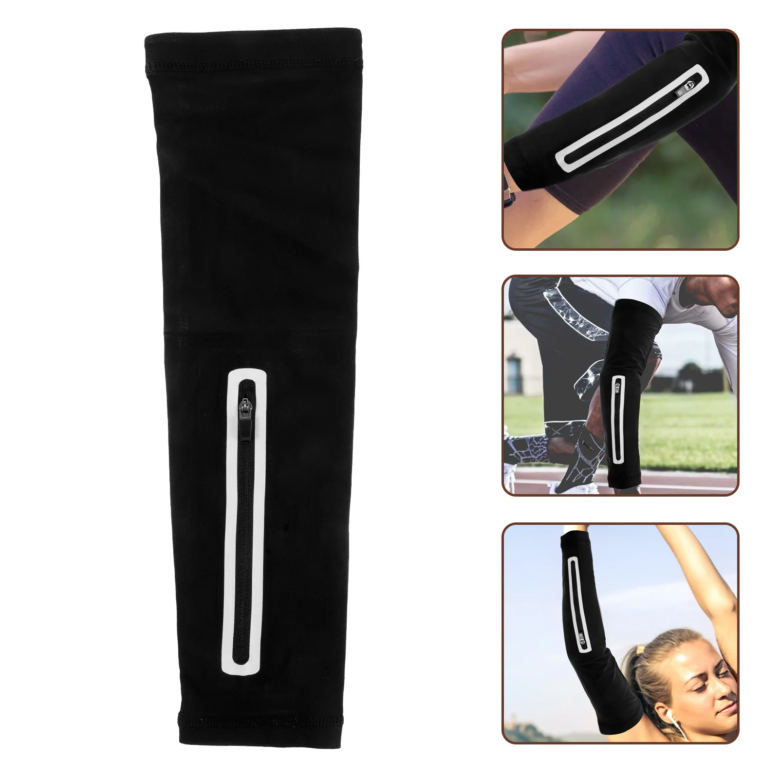 

Phone Arm Sleeve Lightweight Waterproof Running Fitness Cellphone Holder With Reflective Strip For Sports Workout Storage