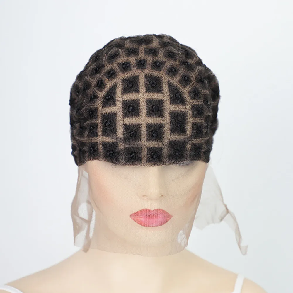 Knotless Full Lace Wig Box Braid Making Sew In Crochet Braids Cap Wig For Black Women Crochet Hair Extension with Baby Hair Wig
