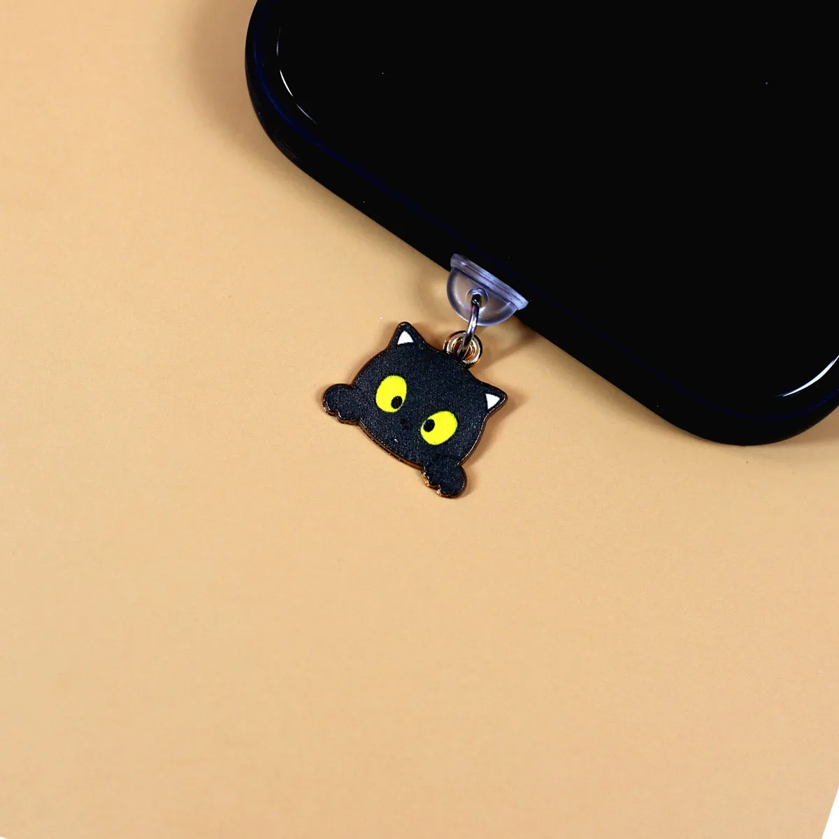 Mobile Phone Dust Plug Hanging Ornaments Pendants Phone Accessories Decoration Cute Cat It'S Funny For Iphone Type-C Dust Plug