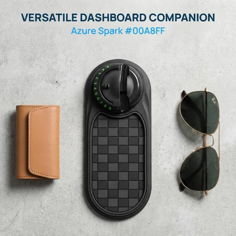 Dashboard Car Phone Holder Non Slip Mat 360 Degree Rotating Stand for Handsfree Communication and  Error Free