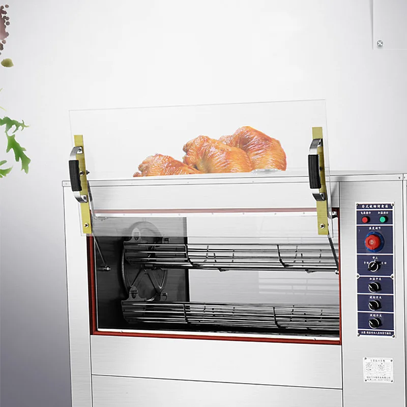

Commercial Chicken Oven Horizontal Roasting Oven Poultry Box Automatic Temperature Control Electric Oven Skeleton