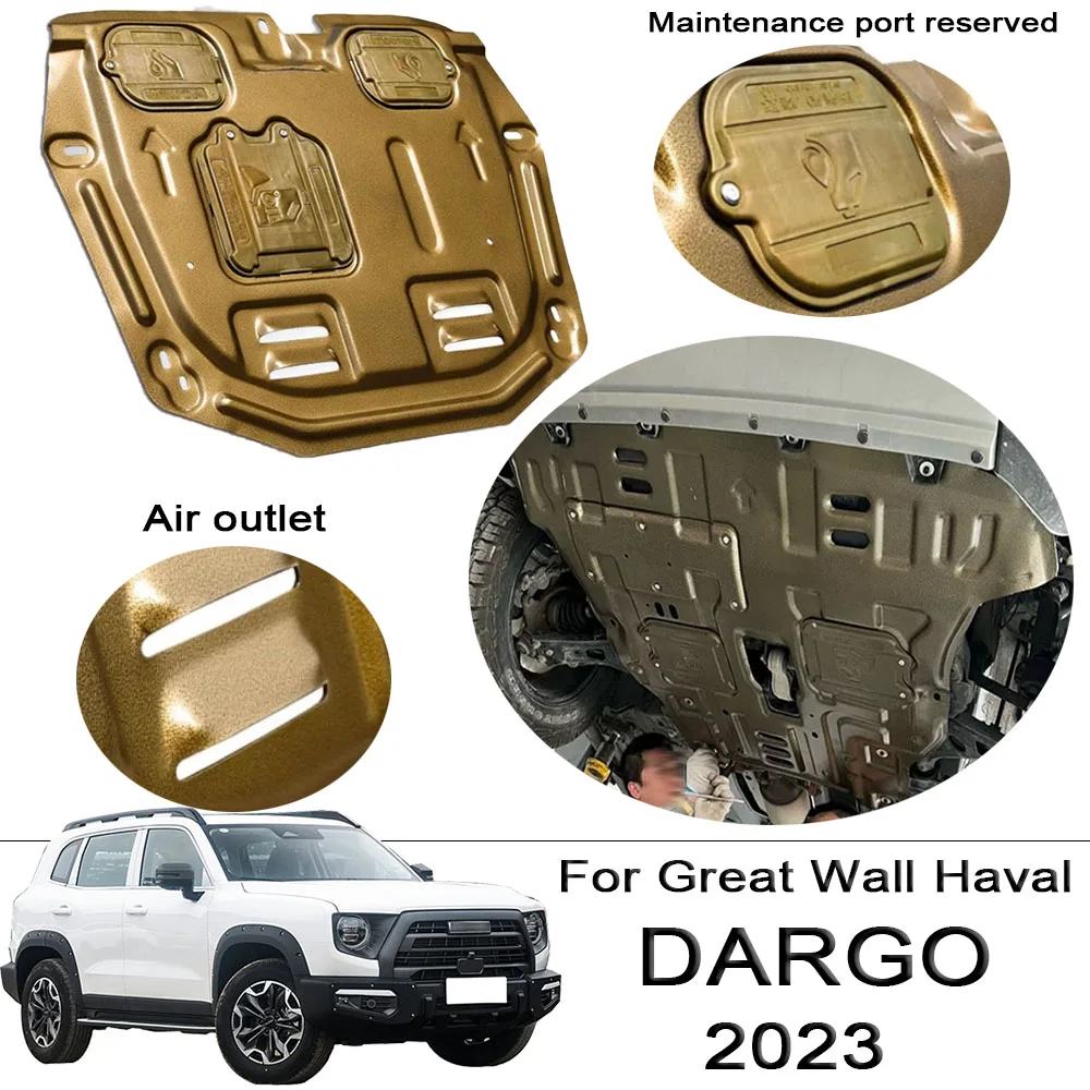 

For Great Wall GWM Haval DARGO X 2022-2023 Engine Guard Splash Shield Mud Fender Cover Plate Fender Mudguard Protector