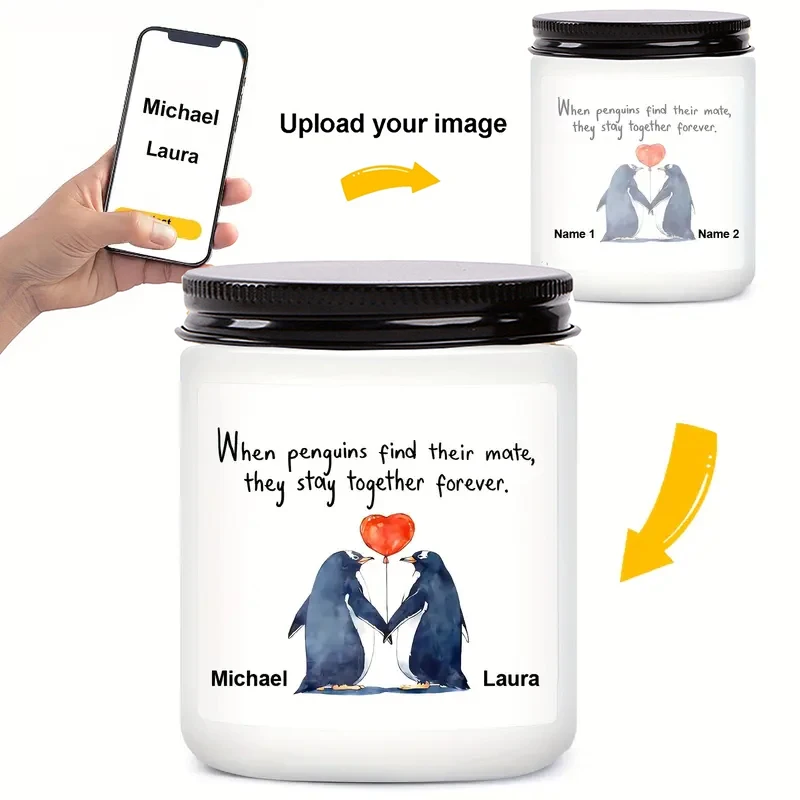 

Customized Aromatherapy Candle Gift, Gift for Her Husband, Wedding Anniversary Aromatherapy Candle, Gift for Romantic Love You