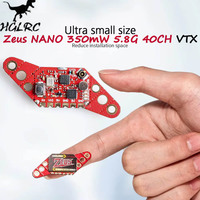 HGLRC Zeus NANO VTX 350mW FPV 5.8G 40CH Built-in Microphone 16/20/25.5mm Hole for RC FPV Racing Freestyle Drone Transmitter