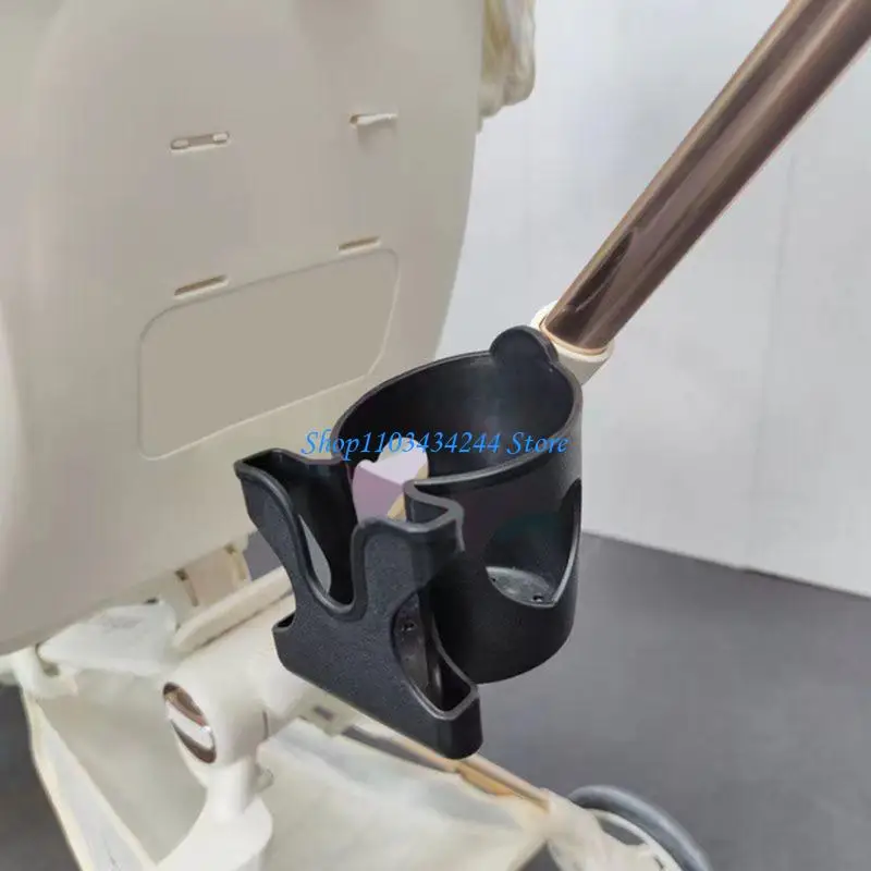 Adjustable Cup & Phone Holder Convenient Stroller Bottle Rack for Baby Strollers