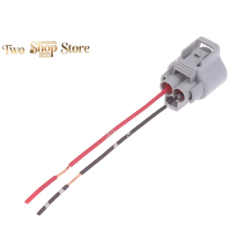 New 1 Pc 2 Pin Female Male Electronic Fan Plug Auto Connector With Wire 176146-6 176143-6