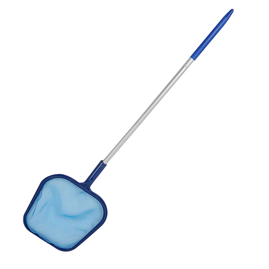 수영장 잎 그물 가방, 텔레스코픽 폴 메쉬 그물, 파편의 빠른 청소, 청소 및 연못-122cm/4 피트