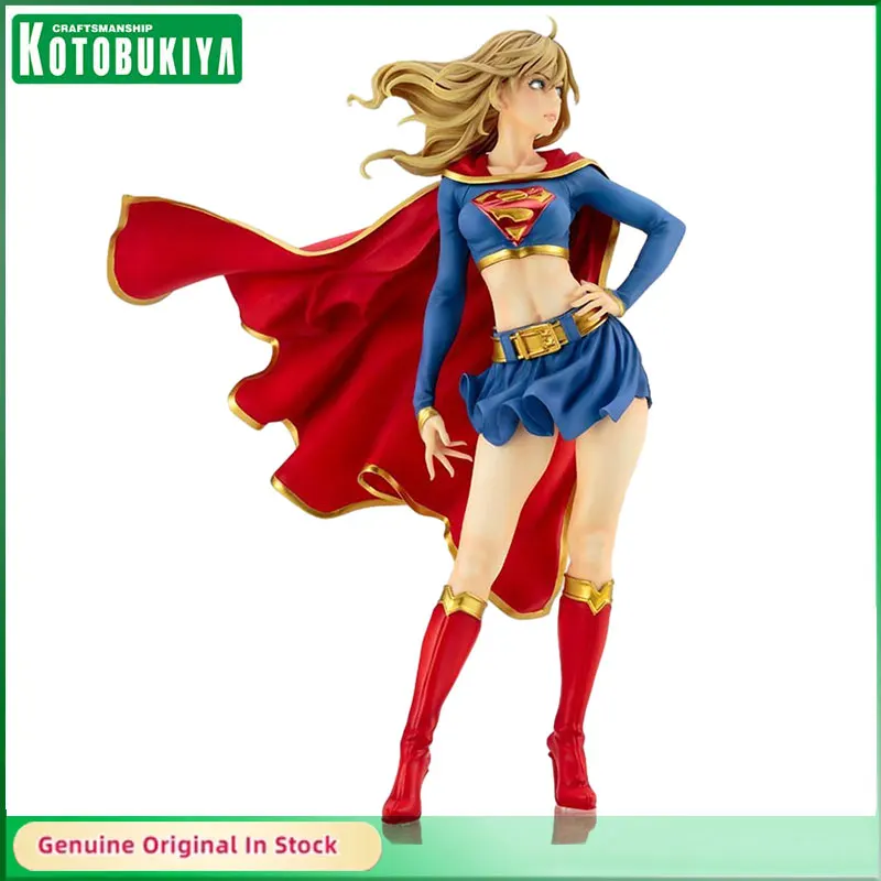 Original Kotobukiya DC Comics Bishoujo Statue Supergirl Return Ver 1/7 23cm Action Figure Collectible Model Hobbies Ornaments