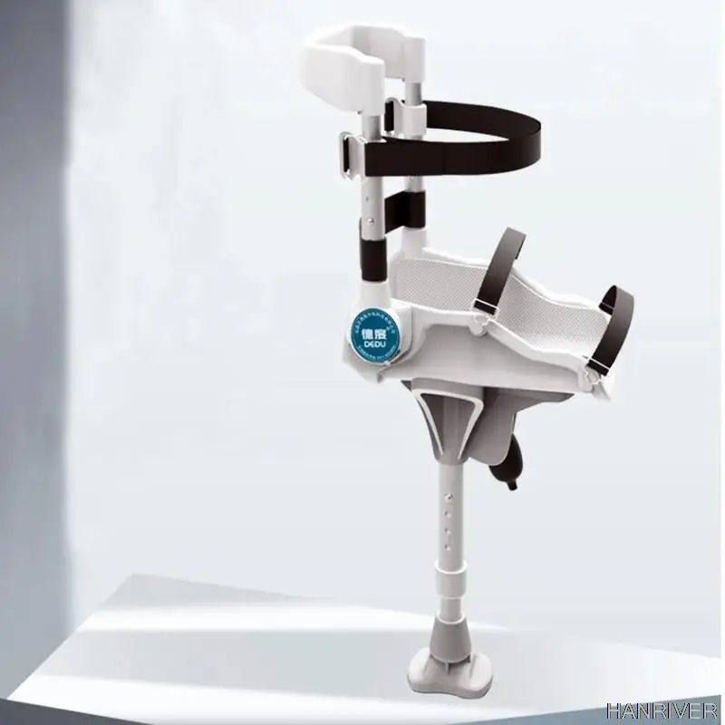 Walking Aid With Retractable Crutch Support For Knee Joint Crutch FractureRehabilitation Training For Leg And Knee Injury Patien