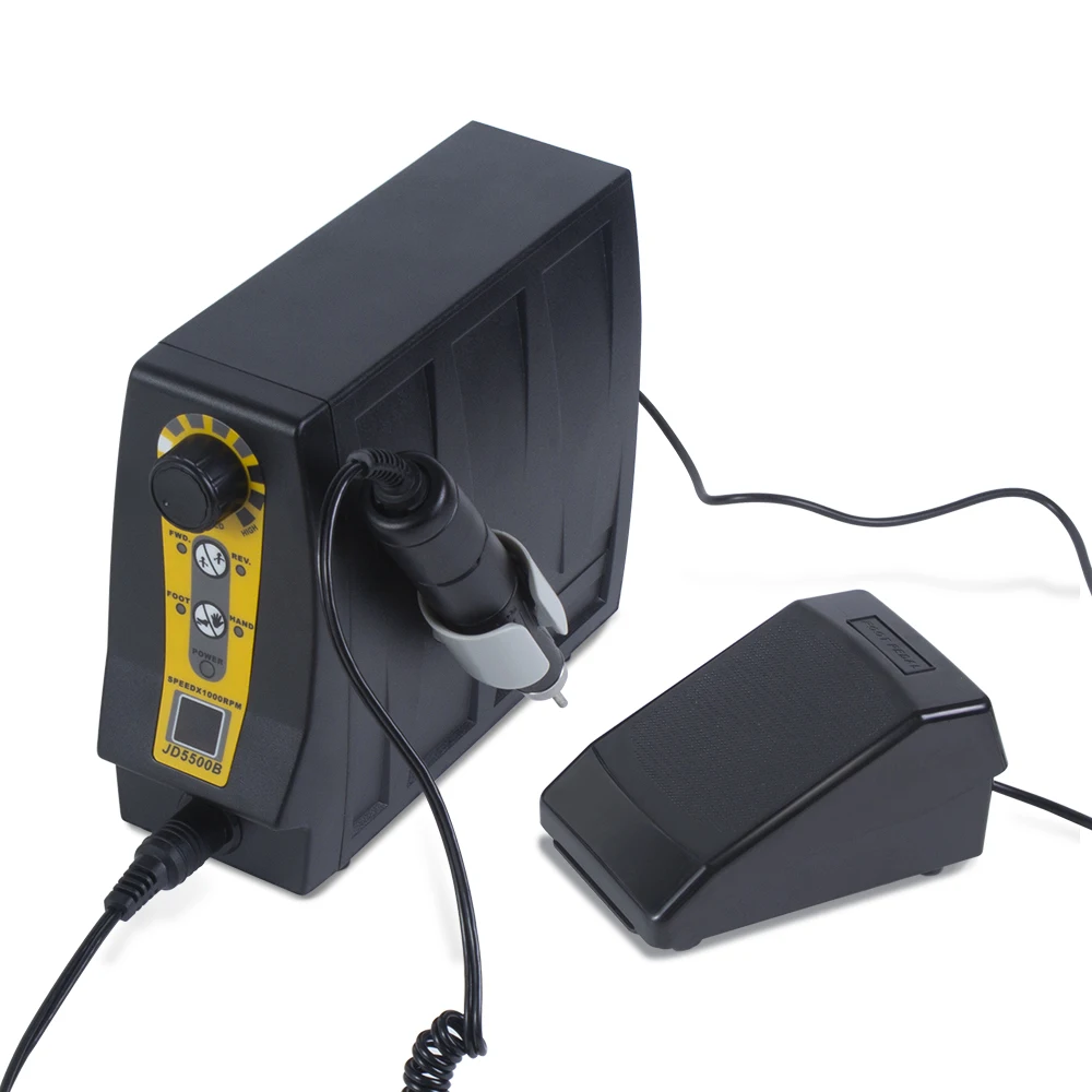 JSDA-Ferramentas Elétricas de Manicure e Pedicure, Equipamentos De Arte De Unhas, Display LCD, Máquina De Broca Profissional, JD5500B, 85W, 35000rpm, Venda Quente