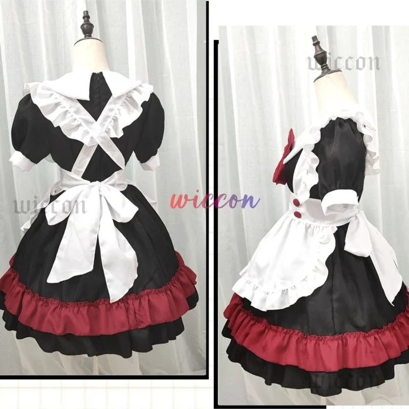 Mn1 momo ayase cosplay traje anime dandadan saia uniforme kawaii empregada lolita disfarce ternos halloween carnaval roupas for9 * jy