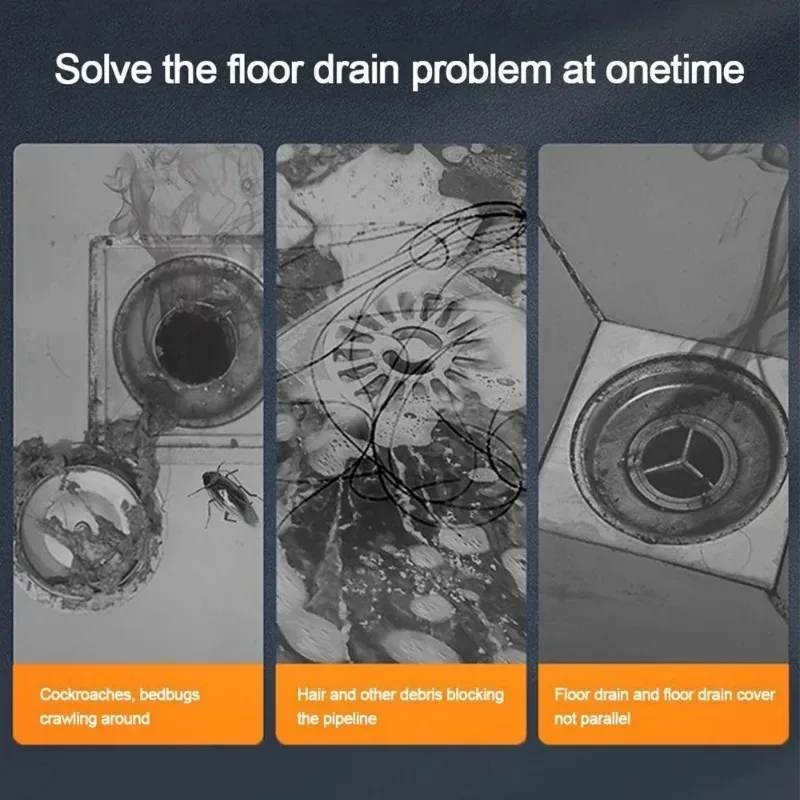 Gravity-Induction Floor Drain-Core Toilet Deodorant Anti-Odor No Smell Bathroom Toilet Sewer Shower Drain for Bathtub Kitchen