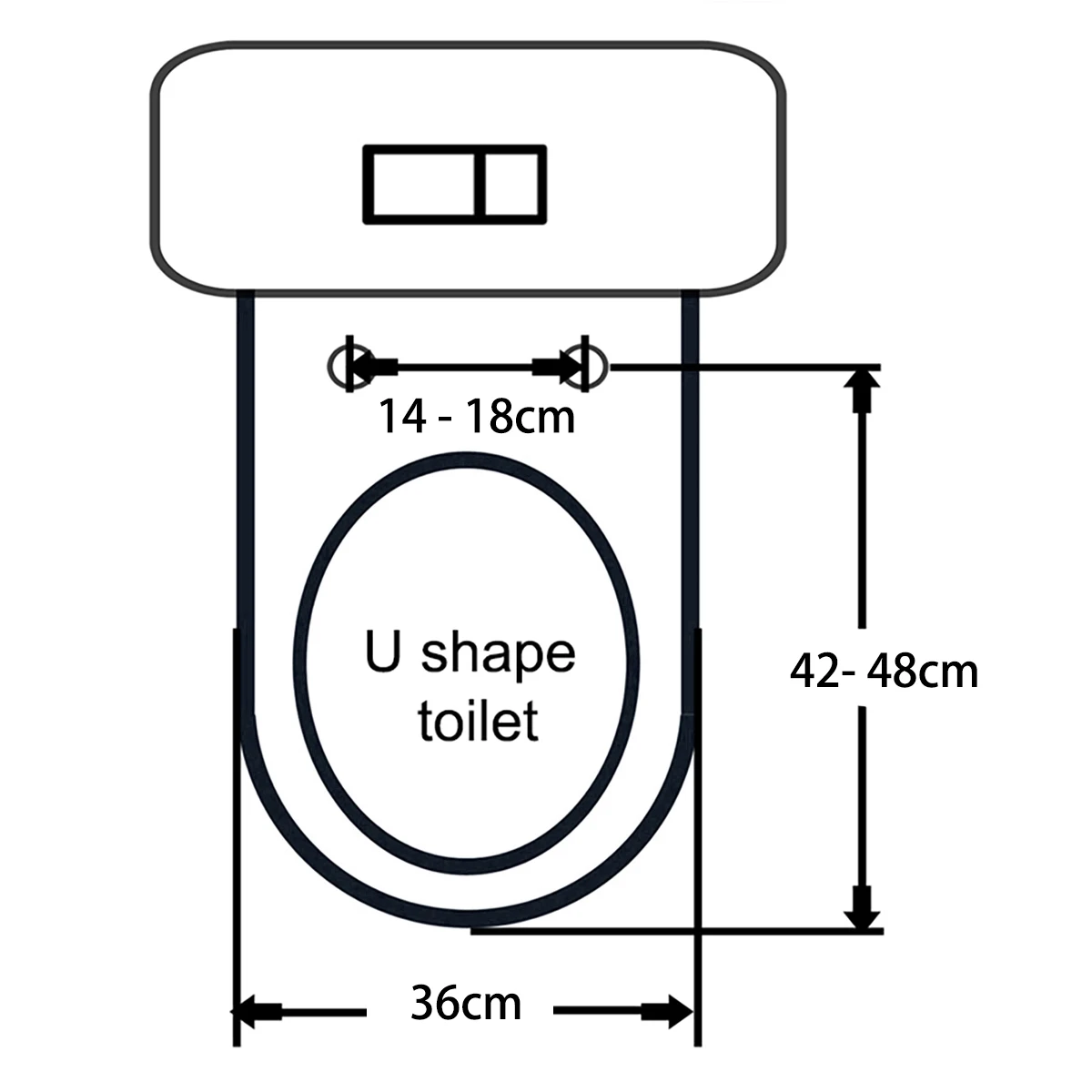 Universal U Shape Elongated Slow Close WC Toilet Seats Cover Bowl Lid Top Mounted Quick Release PP Board Soft Closure CF22031PP