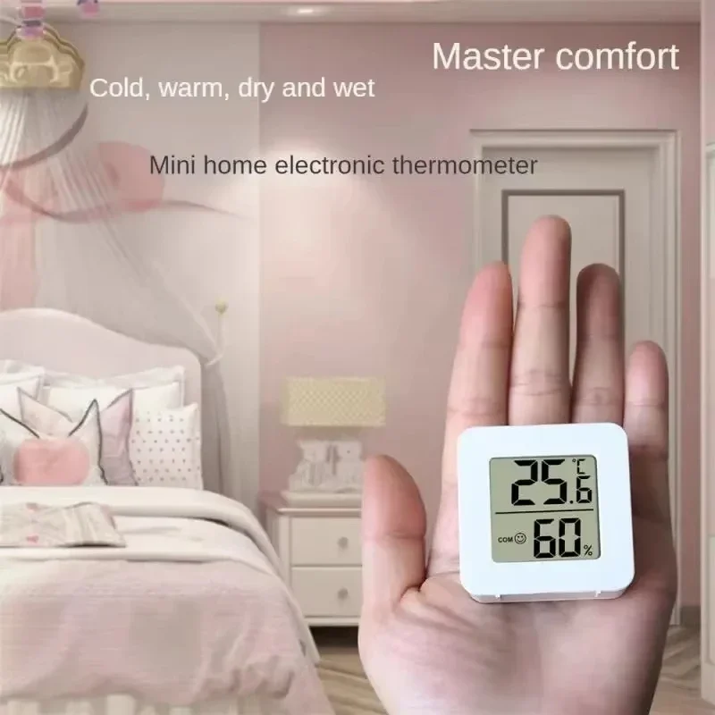 Indoor Mini Temperature and Humidity Meter, Bedroom Temperature Meter, Portable Electronic Digital Display, Humidity and Tempera