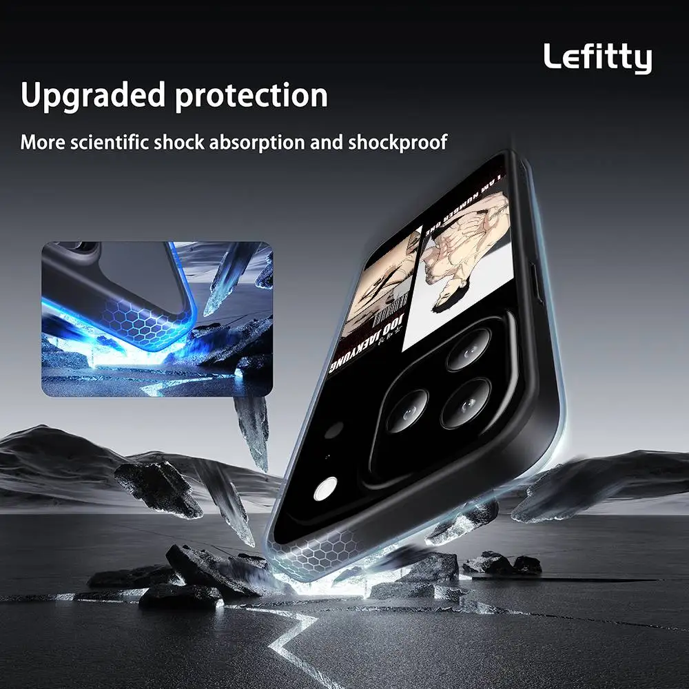 1PC J-Jinx J-Joo Jaekyung iPhone 17 16 15 14 13 12 11 Pro Max Plus Mini用スマホケース ブラック フロスト加工 ソフトシェルケース