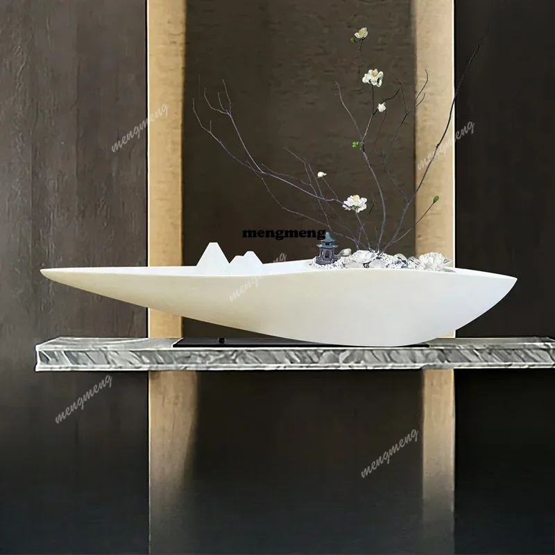 A4567 Creative fountain water droplets Jubaoshan waterscape water bowl sketch simple modern water system clubhouse decoration