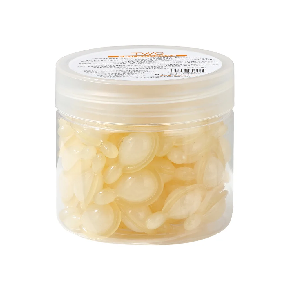 TWG L-Ascorbic Acid Anti-Wrinkle Capsules - Firming & Brightening Facial Serum, Single-Use for Freshness