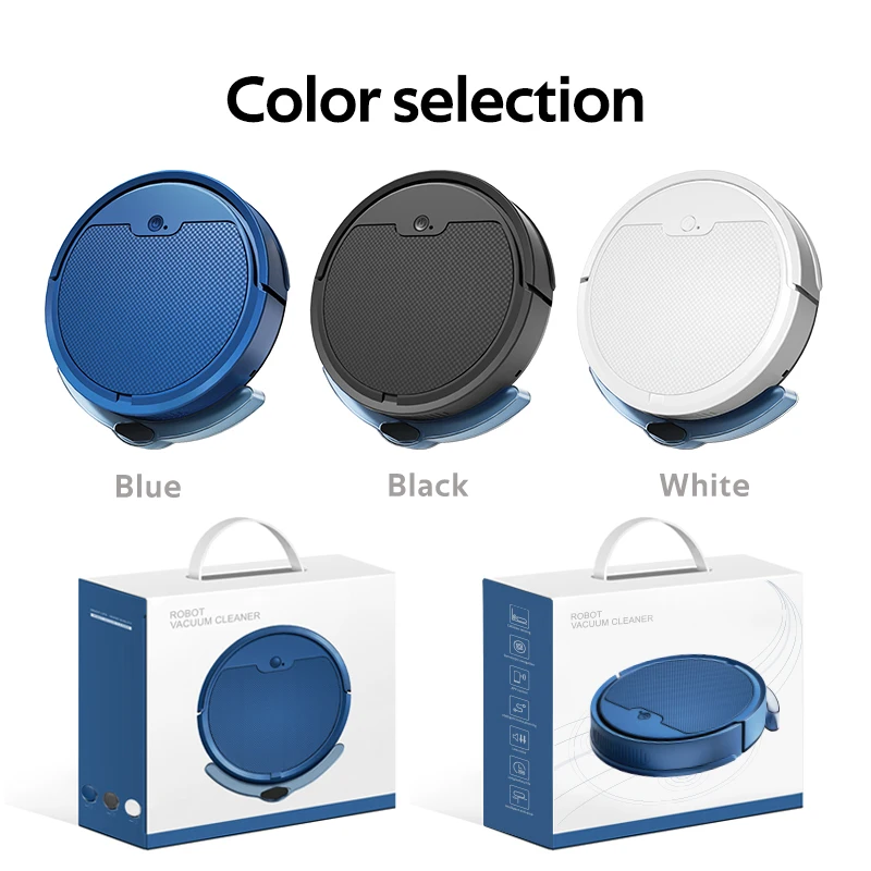 Беспроводной робот-пылесос с дистанционным управлением, 2000 Па