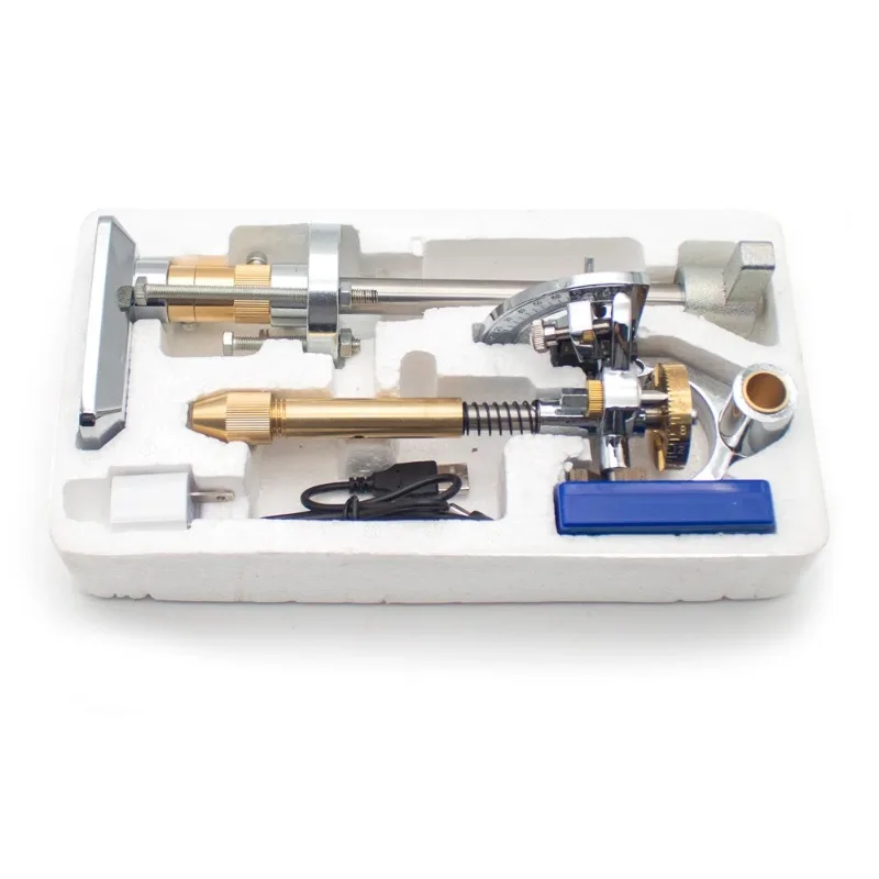High-Precision Angle Digital Display Gemstone Grinding Machine Manipulator Gem Faceting Machine Handle 32/64/72/80/96 Index Gear