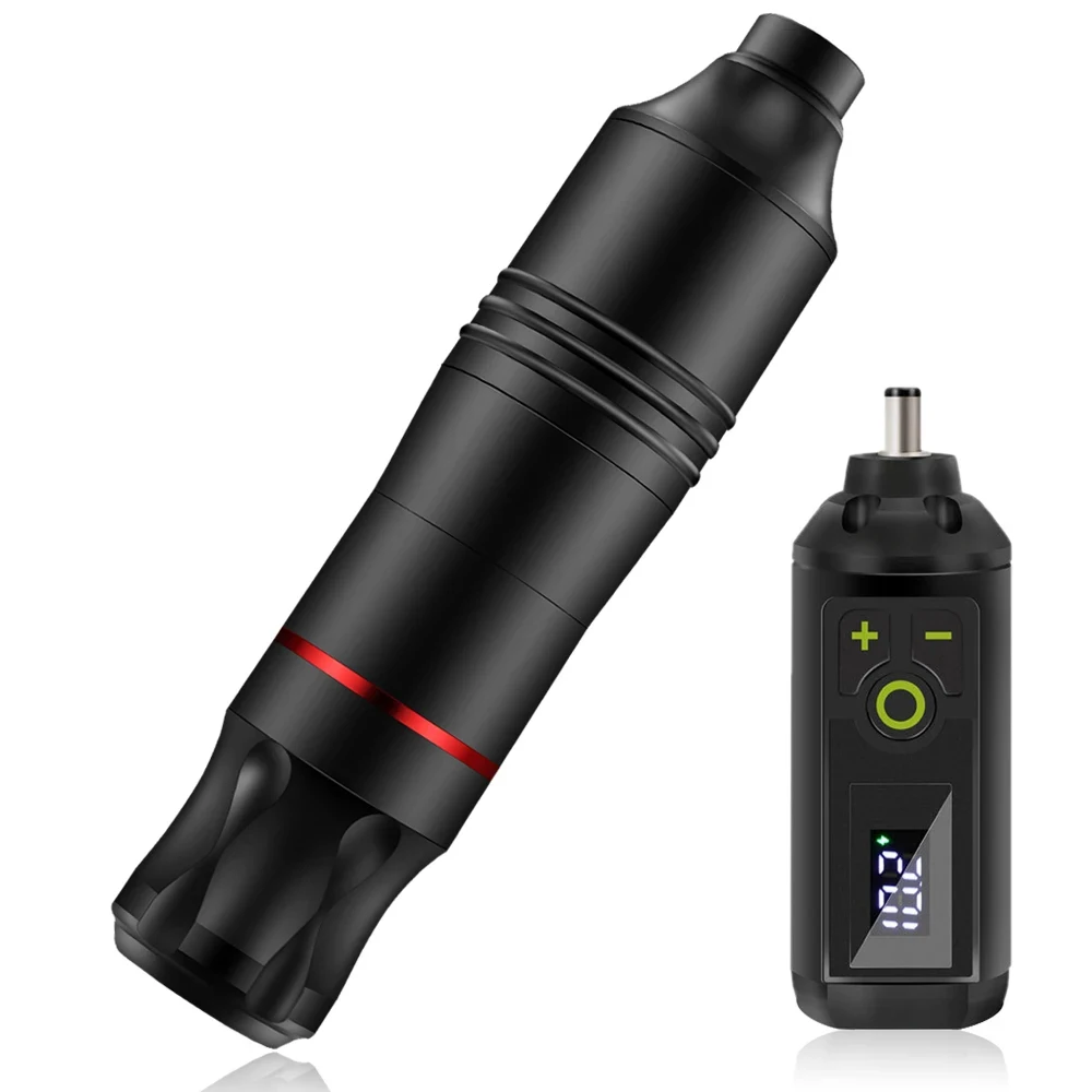 

Беспроводная тату-машинка, набор ручек, роторная ручка-машина с беспроводным источником питания, аккумулятор постоянного тока, разъем для боди-арта, набор для татуировки